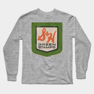 Green Stamps Long Sleeve T-Shirt